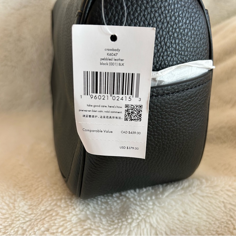 NWT Kate Spade Black Leather Women's Bag - Picture 8 of 8